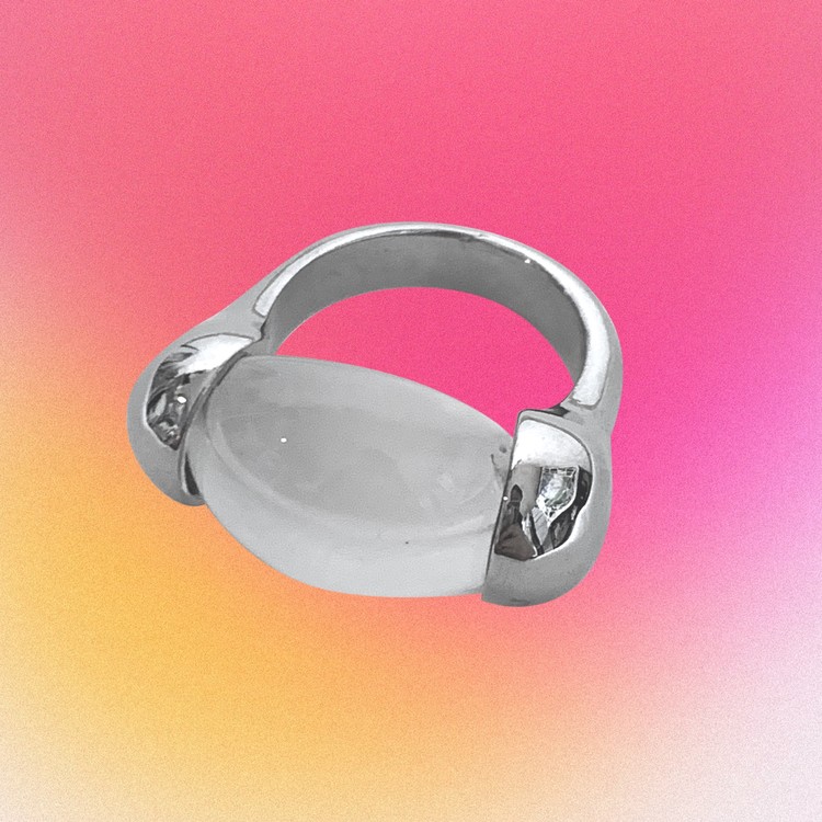 Swollen metal ring