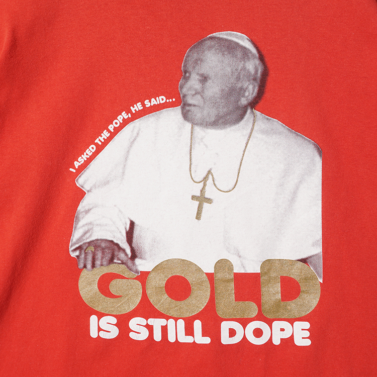 Stussy (Pope, Gold is still Dope) : 파브리크 스토어 Fabrique