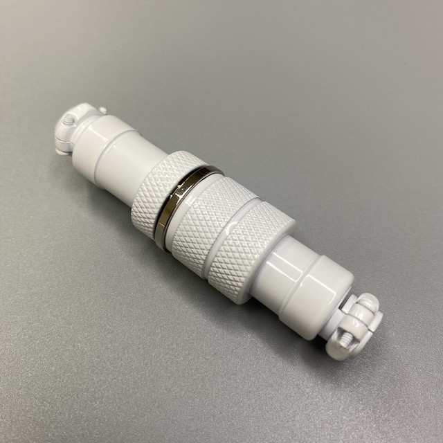 타이니그램 커스텀 케이블 - 항공 커넥터 GX16 / 5-pin / 글로시 화이트 (Tinygram Custom Cables - Aviator Connector GX16 / 5-pin / Glossy White)