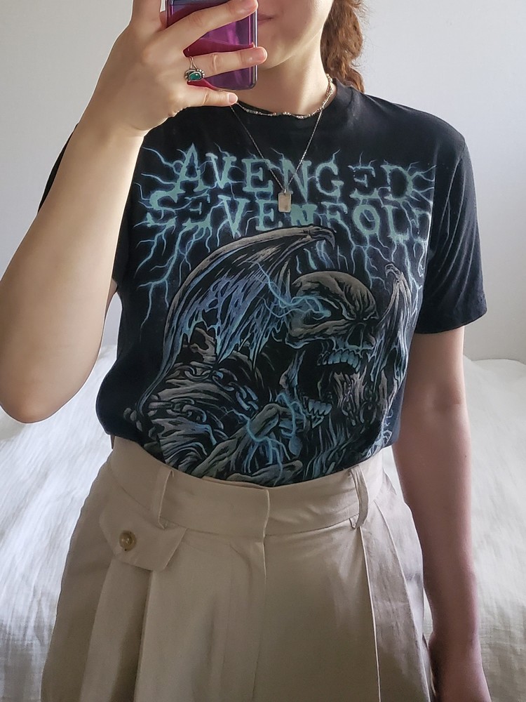 avenged sevenfold vintage t shirts