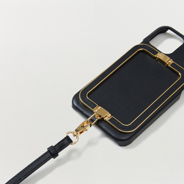 ブランド通販サイト Black Liney Strap Leather with Case Phone EVENT] : SHOP EENK ジャケット・アウター