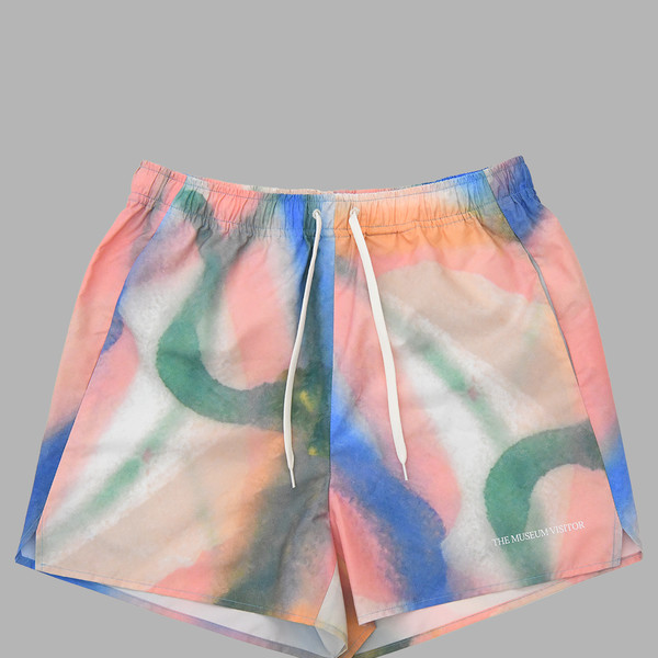◆THE MUSEUM VISITOR◆ VISITOR CUTOUT ZIPPER SHORTS GREY 083 37c340ffcf2c8.jpg