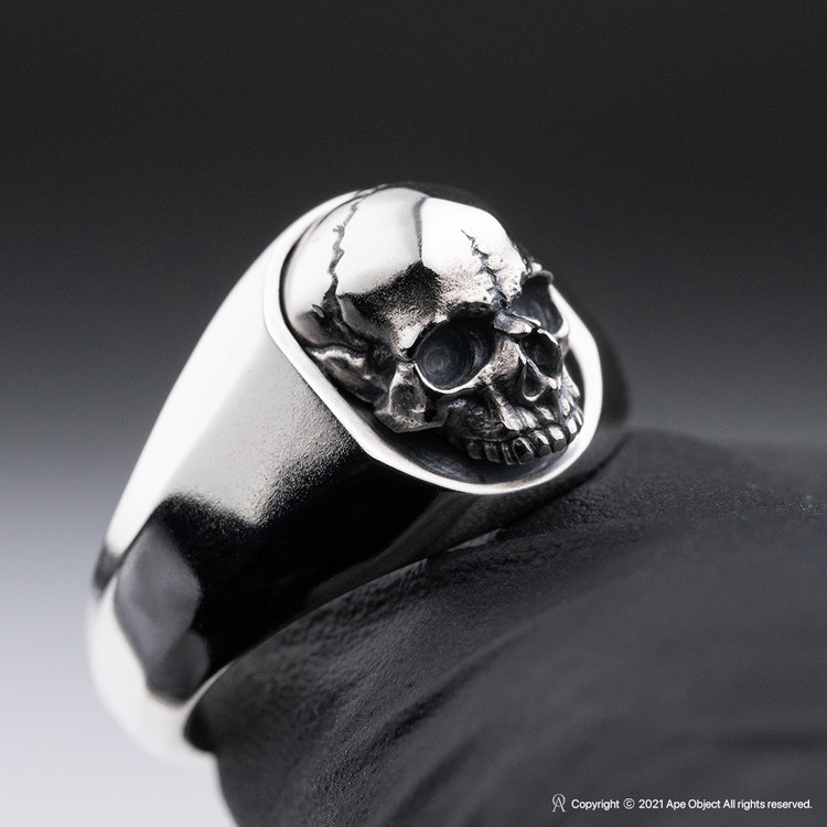Handcrafted 925 Sterling Silver Skull Ring from Bali 'Skull Champion' -  Road Scholar World Bazaar