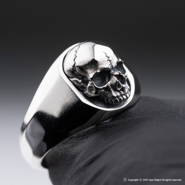 Skull Ring(classic)ㆍSilver 925 : Ape Object