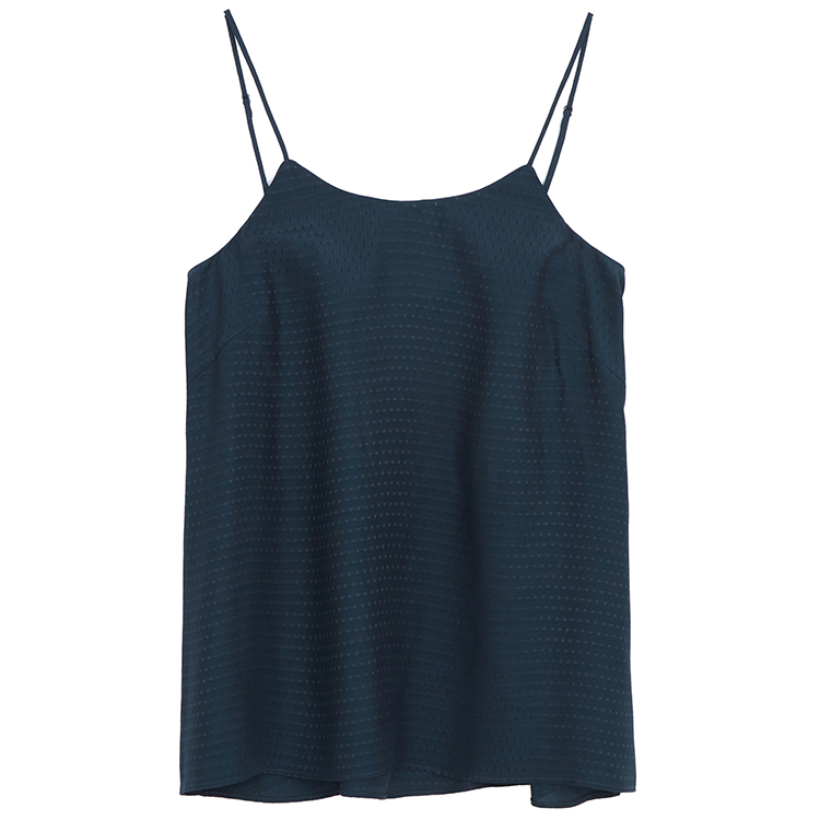 (VEGAN TIGER) JACQUARD SLEEVELESS TOP_GREEN wink. Global B2B