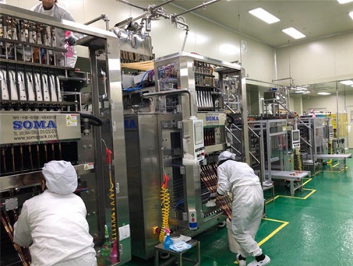 건강식품 제조 시설