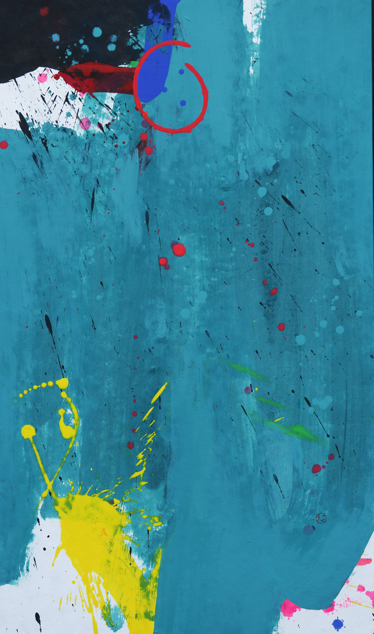 그리고, 은밀한 일상의 서사_권기철_91x53cm_한지위에혼합재료_2021