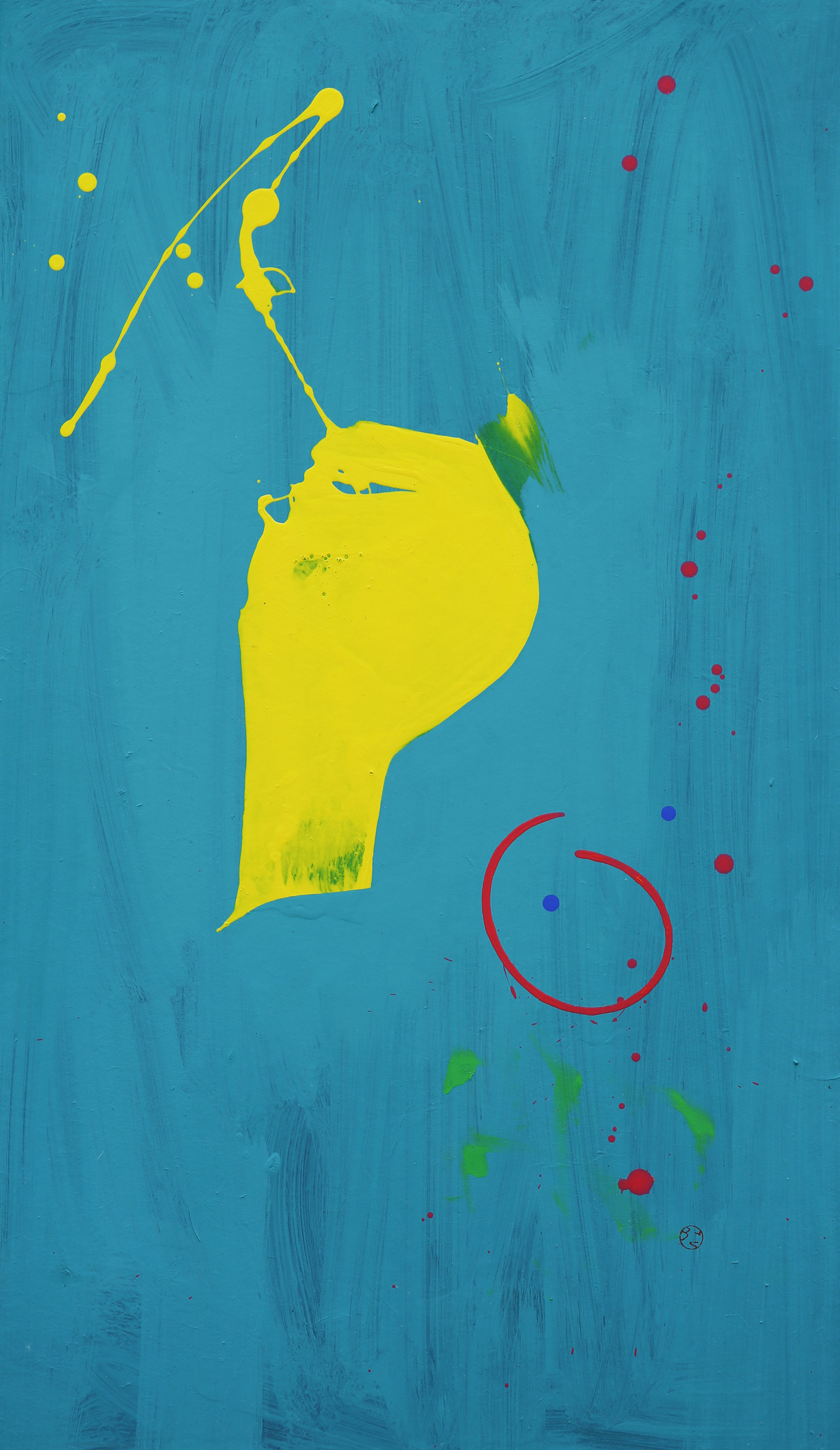 그리고, 은밀한 일상의 서사_권기철_91x53cm_한지위에혼합재료_2021
