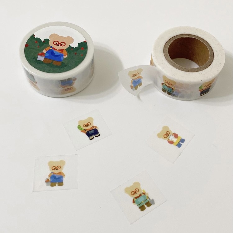 Jusjus Peekaboo Cat Masking Tape Lovticker