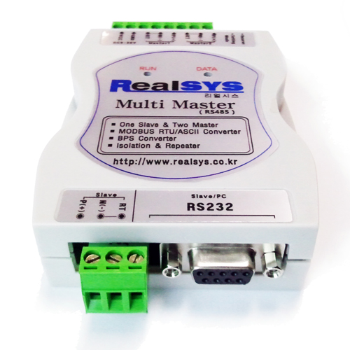 MODBUS Multi-Master[RS485][절연형] : RealSYS (리얼시스) www.realsys.kr