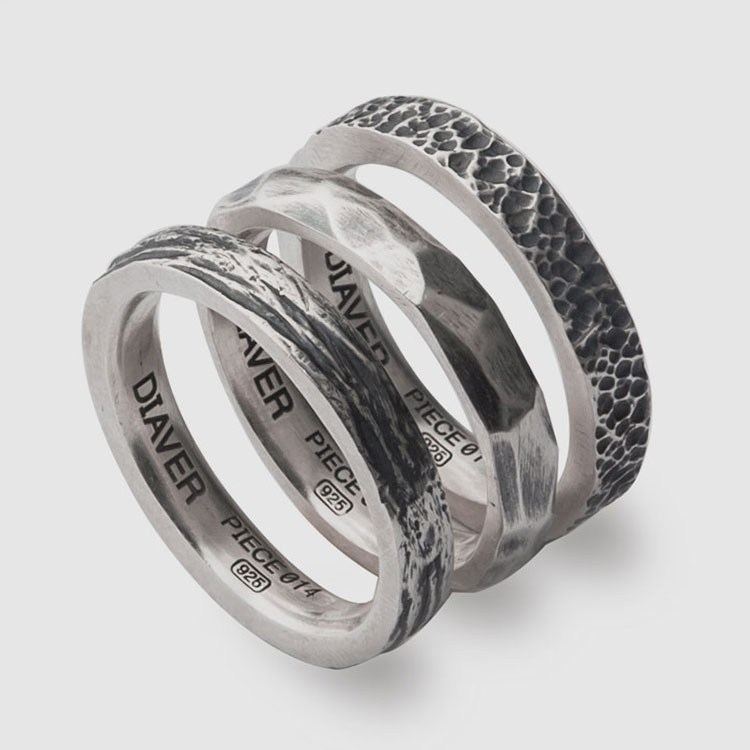 DOT LINE SURFACE RINGS DIAVER 디아버