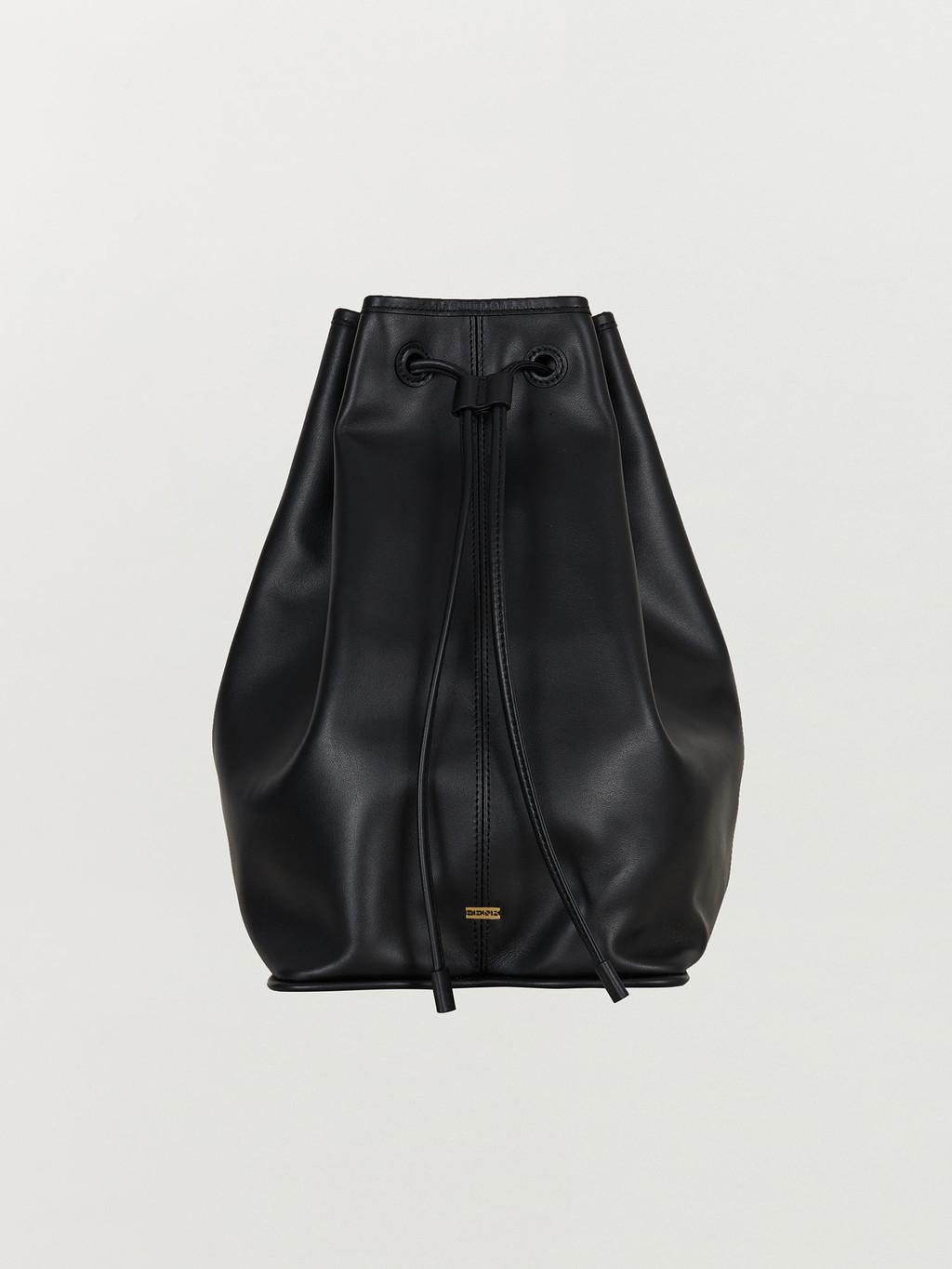 leather string backpack