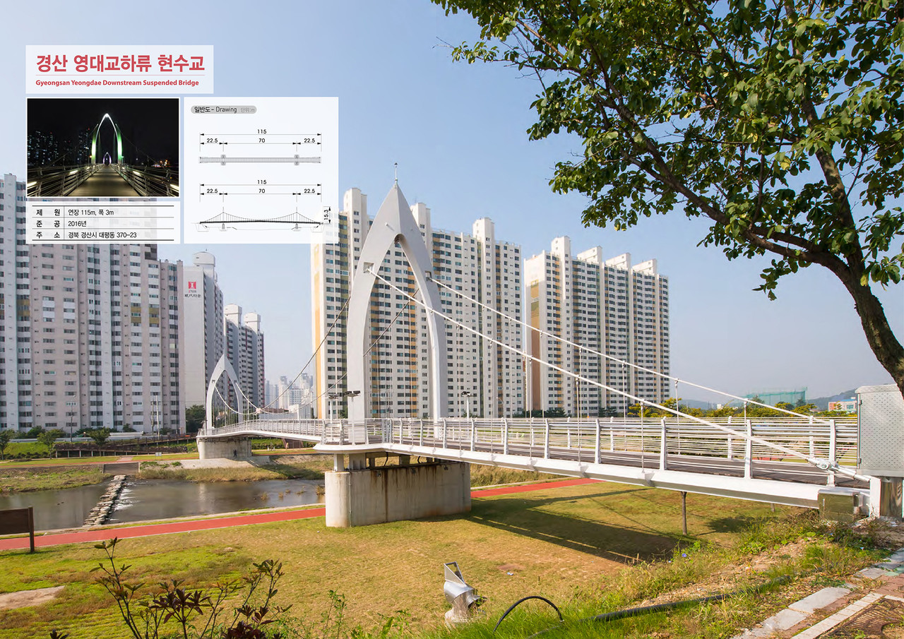 경산 영대교하류 현수교