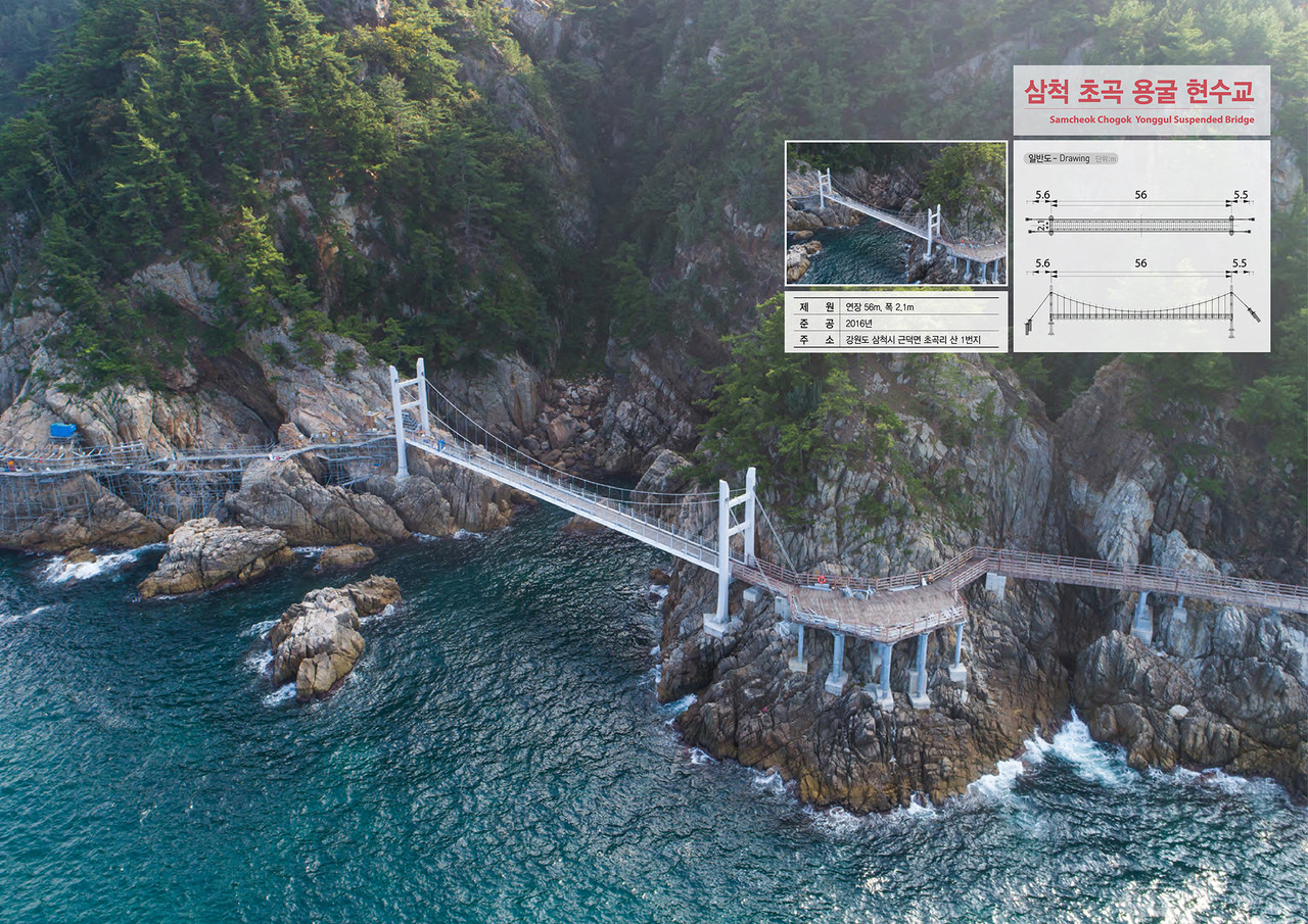 삼척 초곡 용굴 현수교