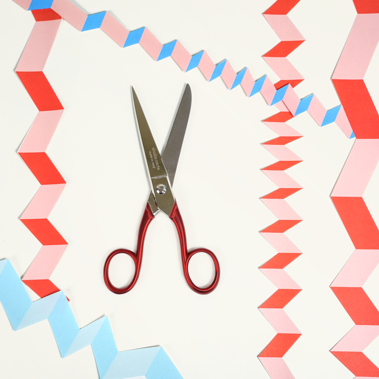 Scarlet red scissors – studio carta shop