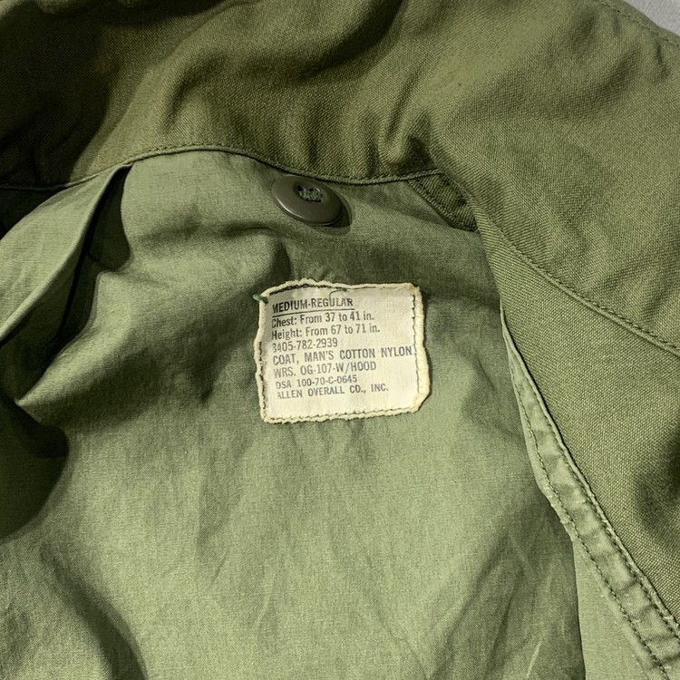 70s US ARMY M-65 2nd Field Jacket (M/R/100) : OLDCOMPANY(올드컴퍼니)