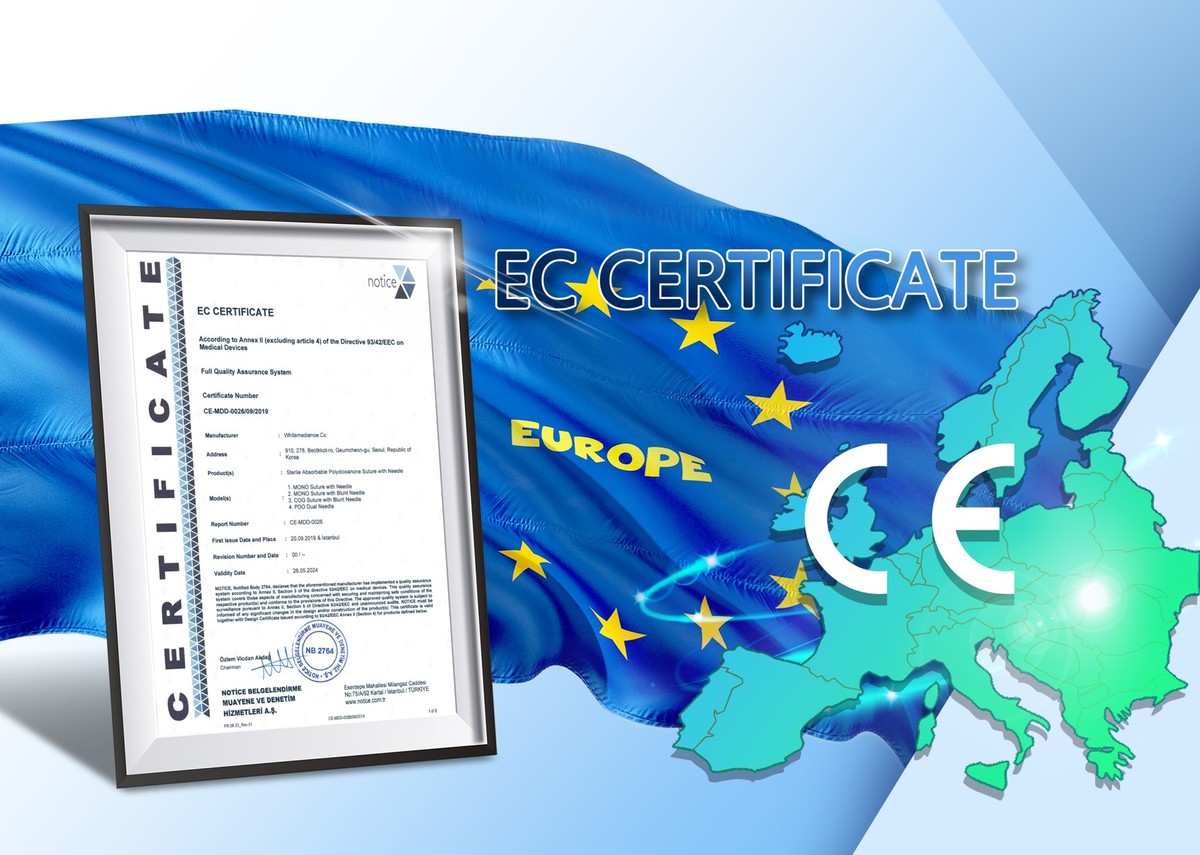 Certificates of EUROPE(CE) : White Medience