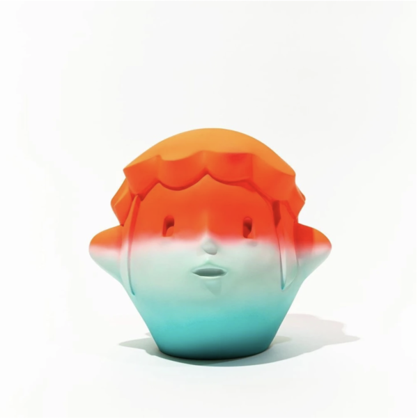 EN IWAMURA PINECONE BOY SUNSET 岩村遠 EN IWAMURA 岩村 遠 PINECONE BOY:SUNSET Artwork “Pinecone boy” from