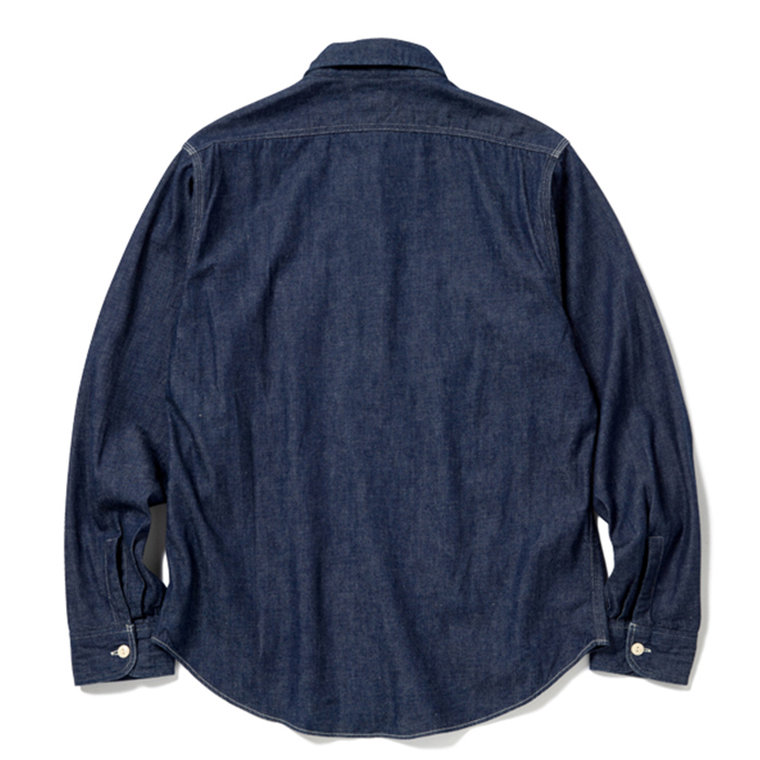 Blue Denim Work Shirt : Semi Basement General Store