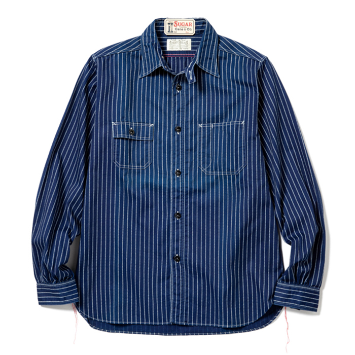 Fiction Romance 8.5oz. Wabash Stripe Work Shirt : Semi Basement General ...