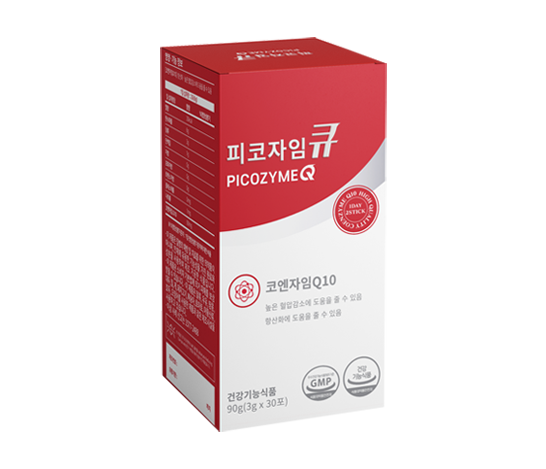 PICOZYMEQ, 코엔자임 큐텐, 건강기능식품, 항산화, 항피로, 피코자임 큐