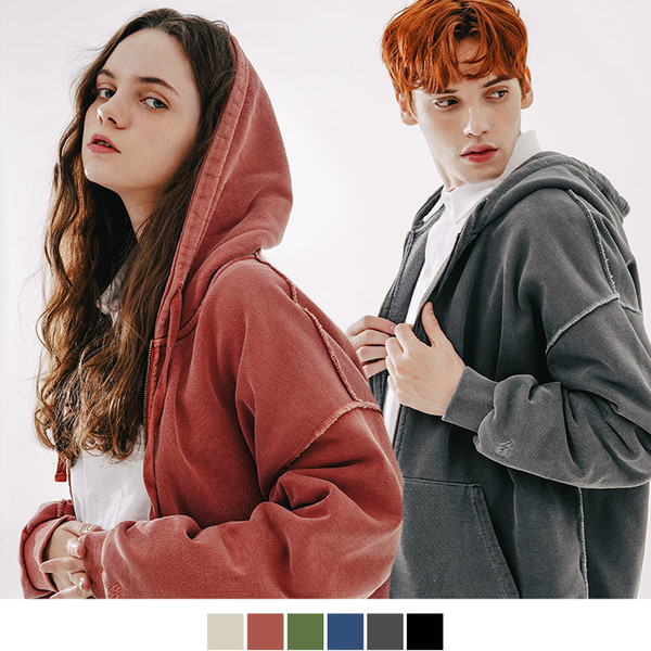 [WV Project] Dust Pigment Hood Zipup★韓国の人気★日本未入荷 WV Project] Dust Pigment Hood Zipup☆韓国の人気☆日本未入荷