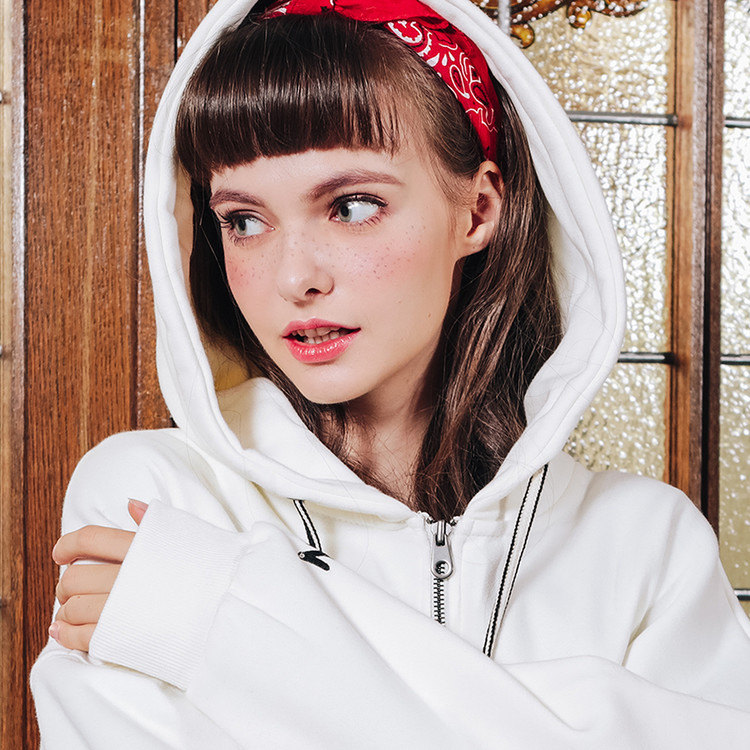 WV PROJECT] DUST PIGMENT HOOD ZIP UP (6 COLOR) : チンチャ