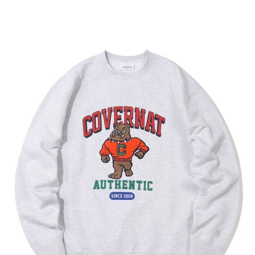 Covernat Unisex Arch Logo Crew Neck