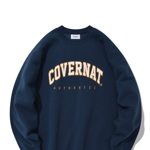 Covernat Unisex Arch Logo Crew Neck