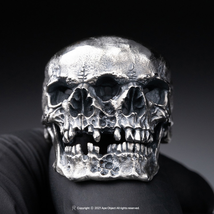 Skull Ring(III)ㆍSilver 925 : Ape Object