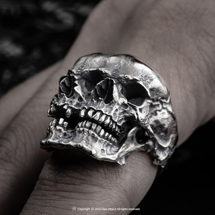 Skull Ring(III)ㆍSilver 925 : Ape Object