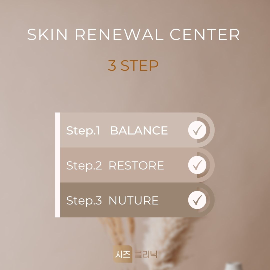 Balance (균형), Restore (복원),  Nuture (영양)