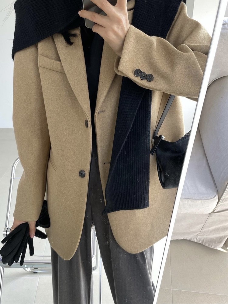 soft wool jacket bright