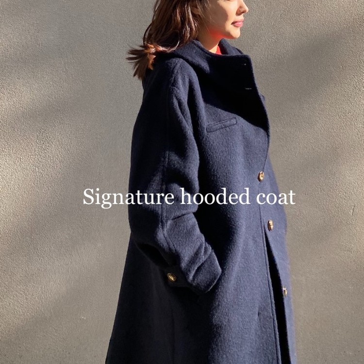 Hooded coat deals