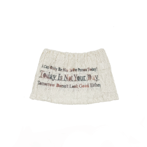 【604SERVICE】 TODAY IS NOT YOUR DAY SKIRT 52cd28b5cfd78.png
