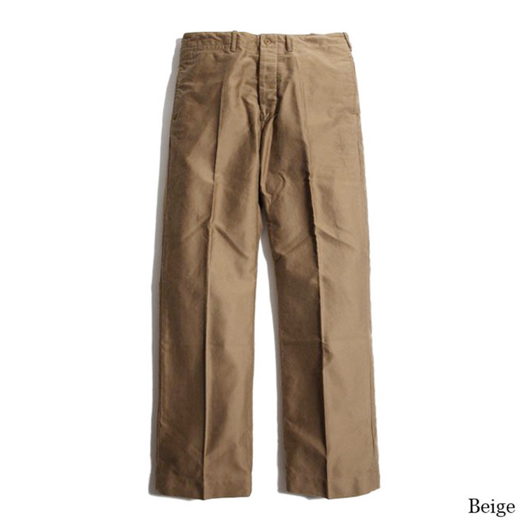 Moleskin Trousers [Beige] : Semi Basement General Store