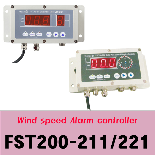 FST200-211 FST200-221 Wind speed alarm controller Wind speed alarm and ...