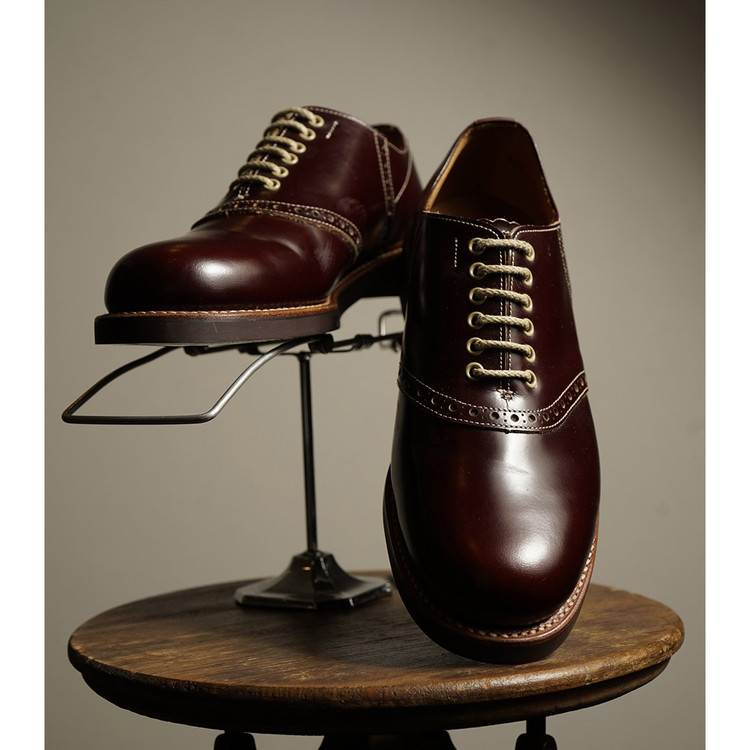 Glad hand x Regal Saddle Shoes [Brown] [Regal x Glad Hand