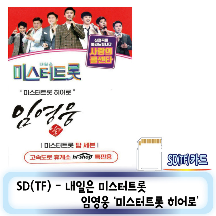 SD(TF)카드 미스터트롯 임영웅 '미스터트롯 히어로' 66곡 : 어썸뮤직 Sd(Tf)카드 미스터트롯 임영웅 '미스터트롯 히어로' 66곡 : 어썸뮤직