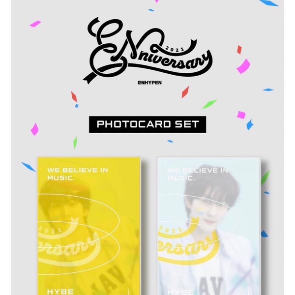 [HYBE INSIGHT] ENHYPEN 1st Anniversary Photocard Set : チンチャ韓国代行