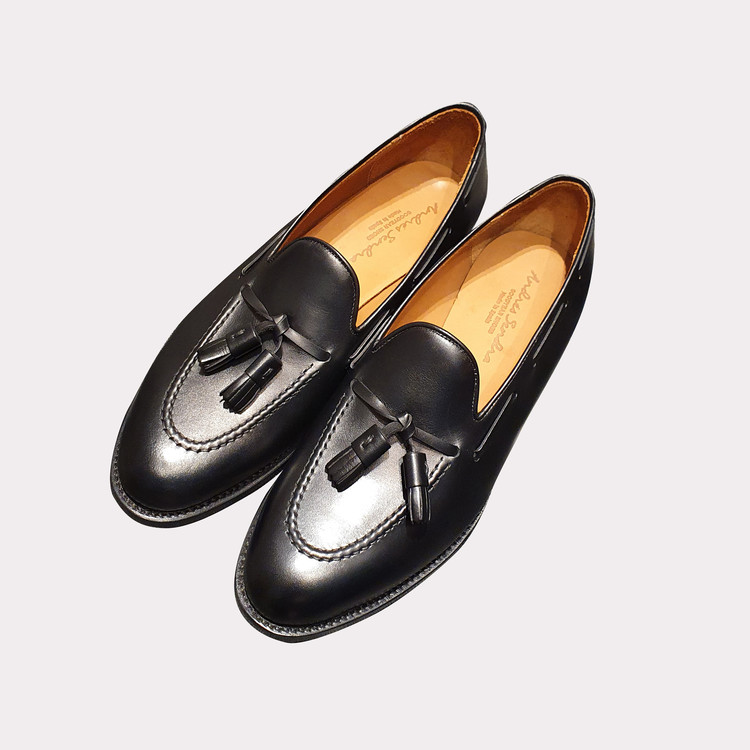 13338 Tassel loafer (Box Fr.noir) : 솔티 공식 온라인스토어