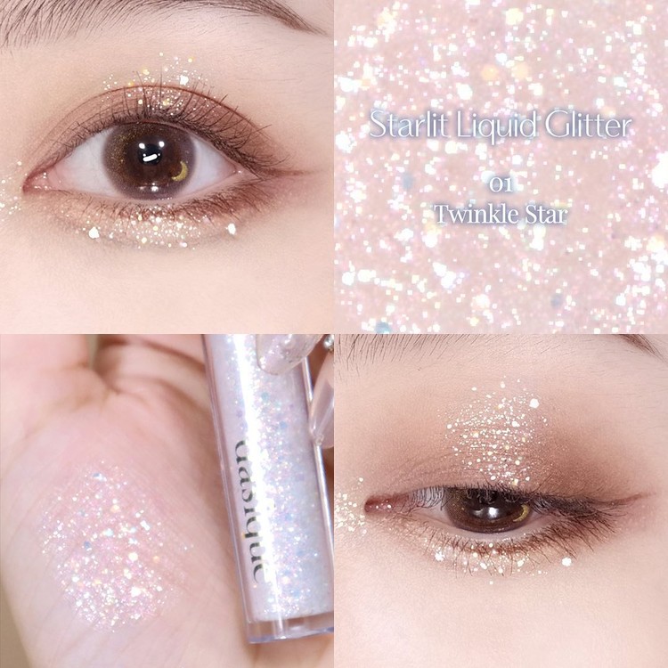 Dasique Starlit Jewel Liquid Glitter (06 Pink Crystal) - Twinkle