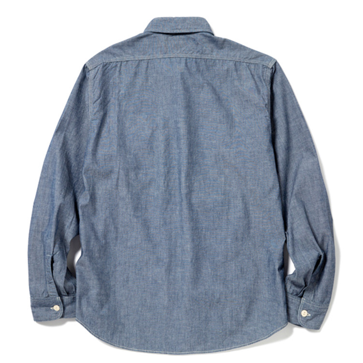 Blue Chambray Work Shirt : Semi Basement General Store