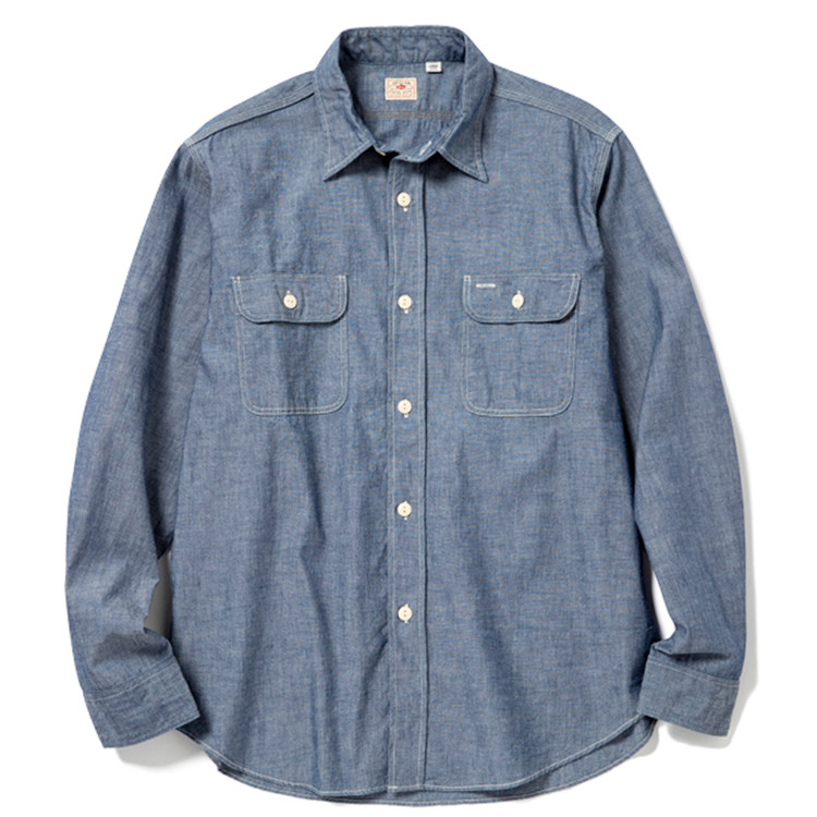 Blue Chambray Work Shirt : Semi Basement General Store