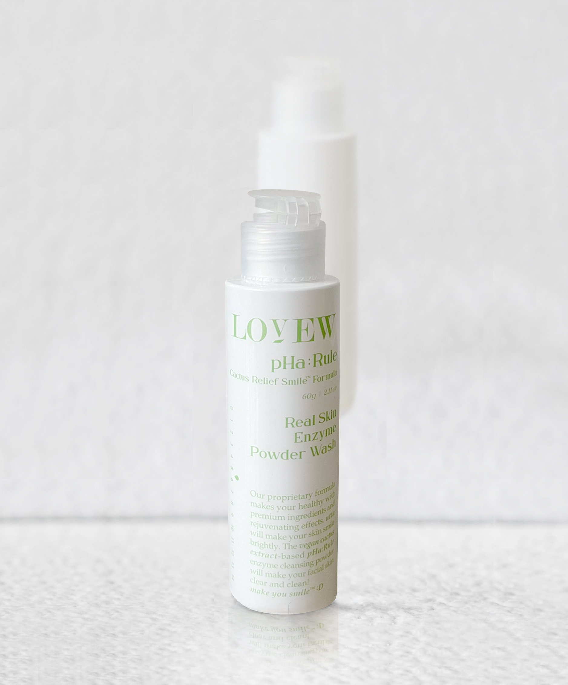 <p style="text-align:left; font-size:15px; margin-top:26px;">Real Skin pHa:Rule<br>Enzyme Poweder Wash<br>리얼 스킨 파룰<br>효소파우더 워시<br><span style="color:#666;">₩ 35,000</span></p>