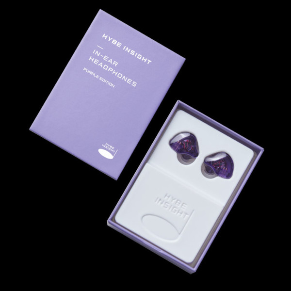 HYBE INSIGHT イヤホン PURPLE Edition、ステッカー | www