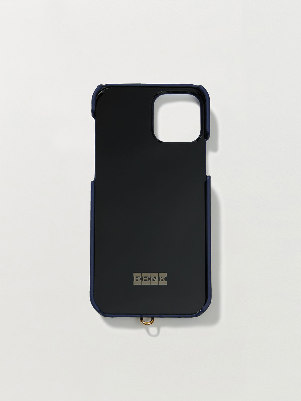 Phone Case with Leather Strap Liney Navy : EENK SHOP