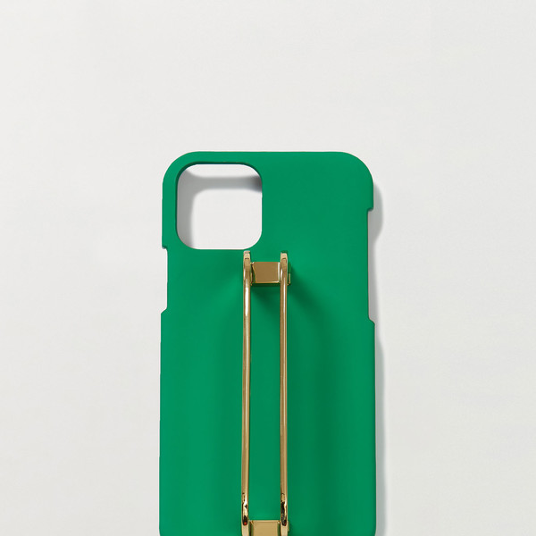[EENK] / ☆ Phone Case Liney / Pepper Green EVENT] Phone Case with Leather Strap Liney Green : EENK SHOP