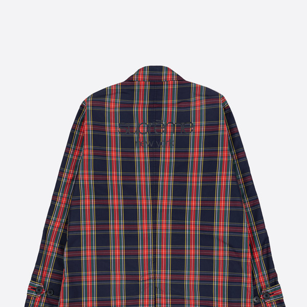 100-105] 15SS Supreme Plaid Trench Coat No. 2048 : 월드피스 다이어트