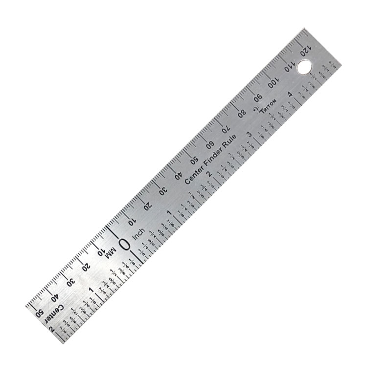 Triton Center Finder Ruler